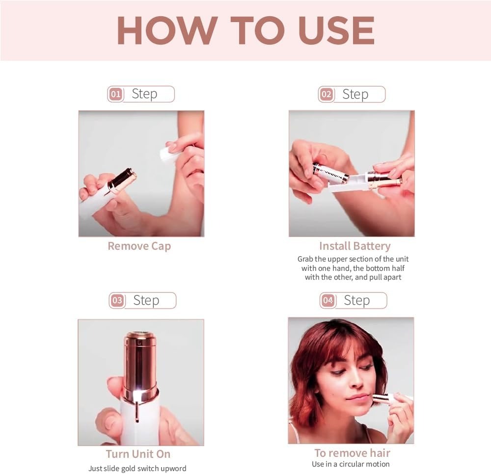 Finishing Touch Flawless Women's Painless Facial Hair Remover