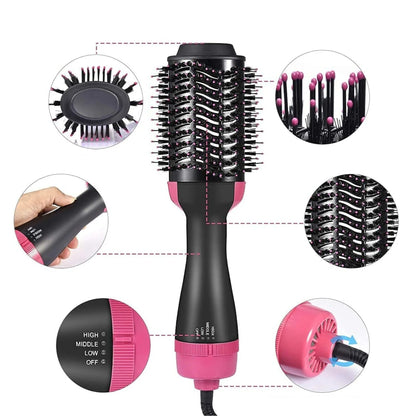 Hot Air Brush (Hair Styler – Dry, Straighten & Volumize in One Go)